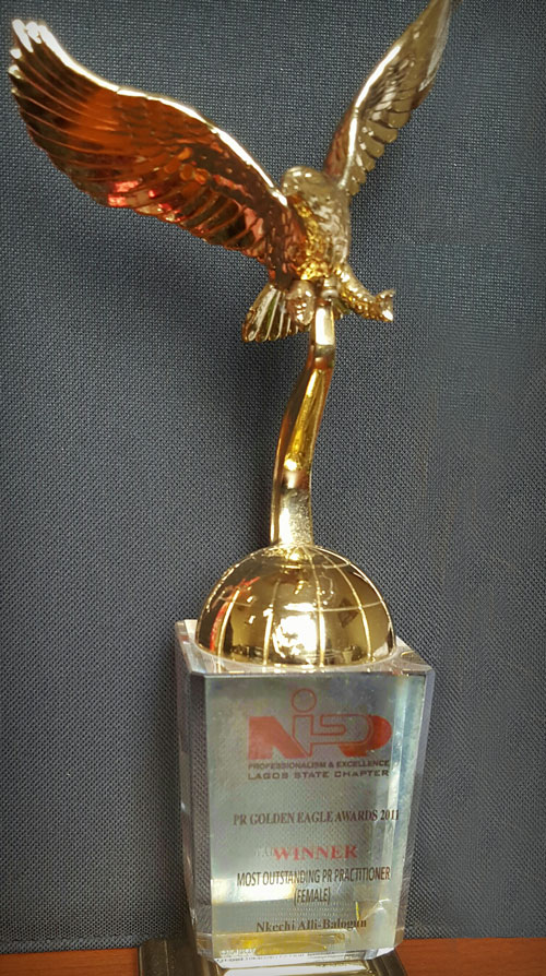 NIPR - Golden Eagles Award 2011 Winner - Most Outstanding PR Practitioner (Female)
